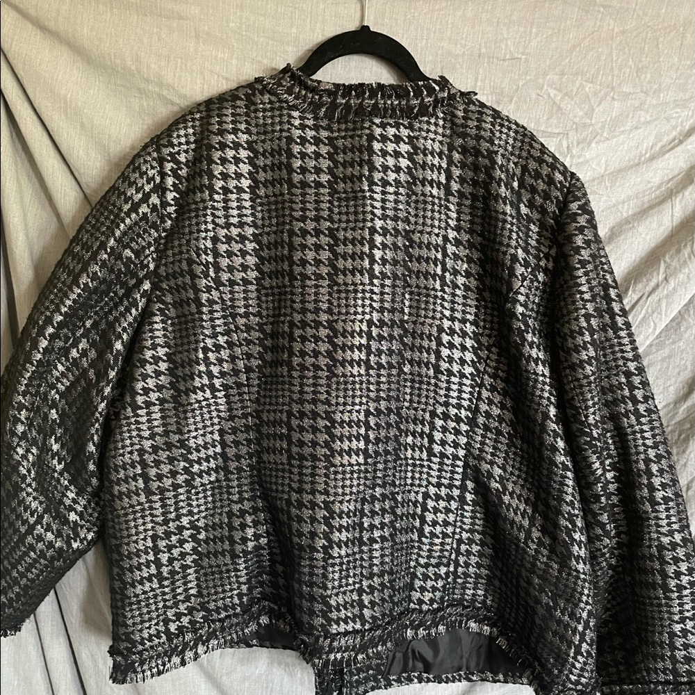Plus Size Black & Grey jacket